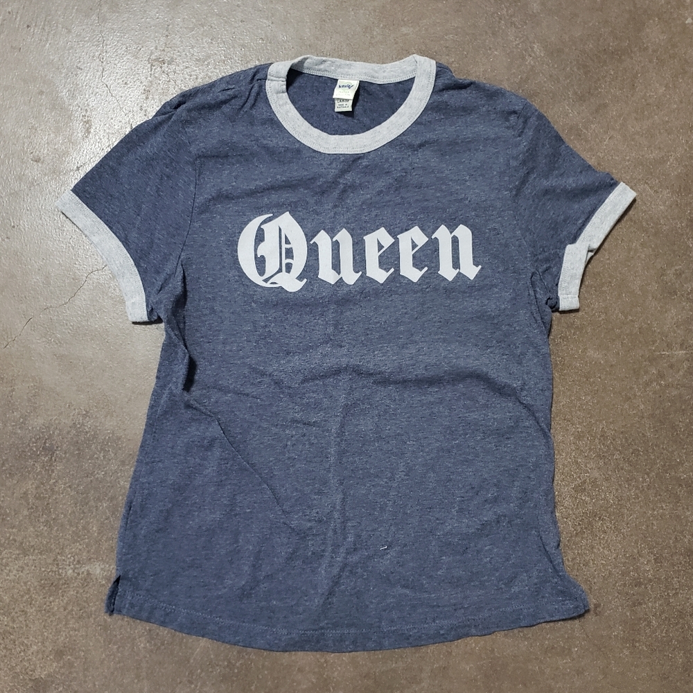 Navy Heathered | KAVIO | Queen Short Sleeve